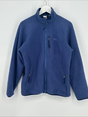 MEC Men's Blue Full-Zip Fleece Jacket - Made in Canada